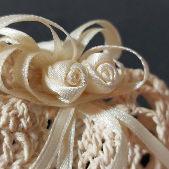 Vintage Kurt S Adler Child Ornaments☆Crochet Heart - Picture 5 of 12